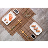 Kit Hashi Gueixas Em Bambu Com 5 Pares Kyoto Conjunto De Palitos Japoneses Hashi Com Caixa Yoi